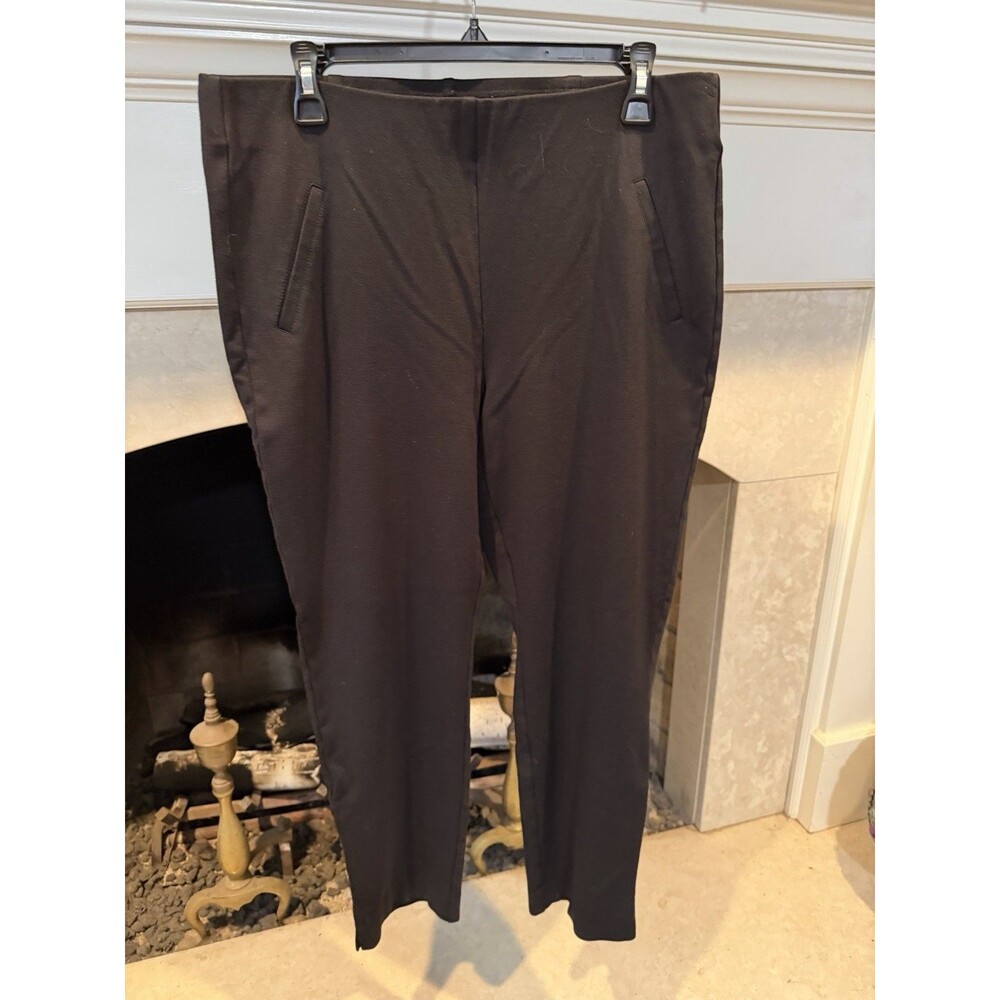 Chico’s Black Pull In Ankle Pants Size 12